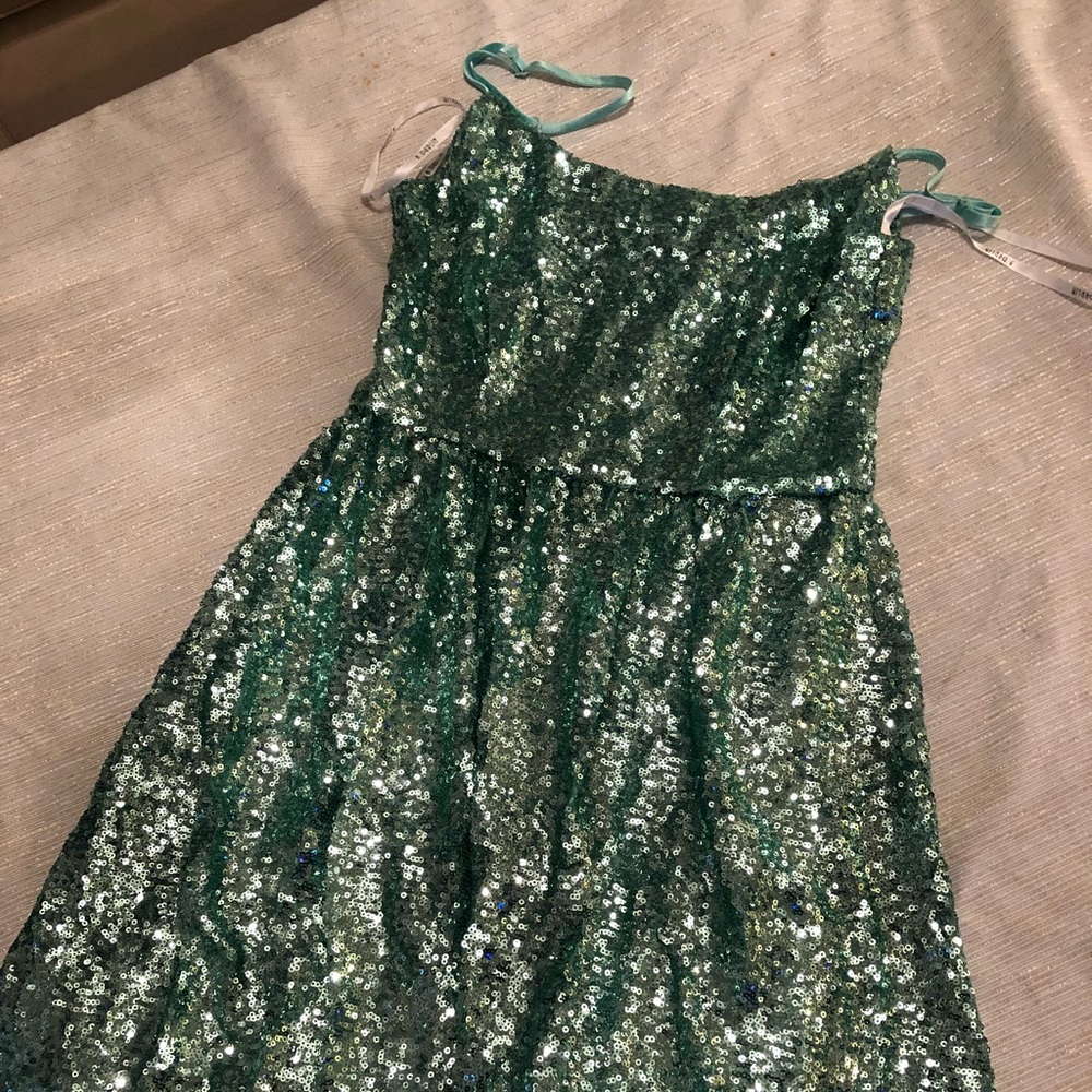 Real sequin dress with straps